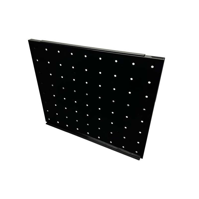 Schwarzes perforiertes Gitter für Getränkevitrine - CombiSteel