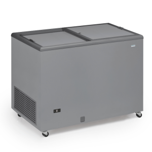Professional Stainless Steel Chest Freezer with Opaque Lid - 300 L