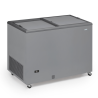 Congélateur Coffre Professionnel Inox et Couvercle Opaque - 300 L