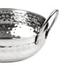 Gehämmerte Kadai-Schale aus Edelstahl Tischpräsentation 170 mm - Gastronoble