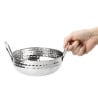 Gehämmerte Kadai-Schale aus Edelstahl Tischpräsentation 170 mm - Gastronoble