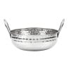 Hammered Edelstahl Kadai Platte Tischpräsentation 200 mm - Gastronoble