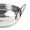 Hammered Edelstahl Kadai Platte Tischpräsentation 200 mm - Gastronoble