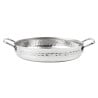 Hammered Stainless Steel Dish Table Presentation 180mm - Gastronoble