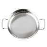 Hammered Stainless Steel Dish Table Presentation 180mm - Gastronoble
