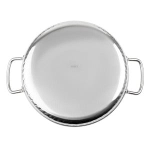 Hammered Edelstahlplatte Tischpräsentation 180mm - Gastronoble