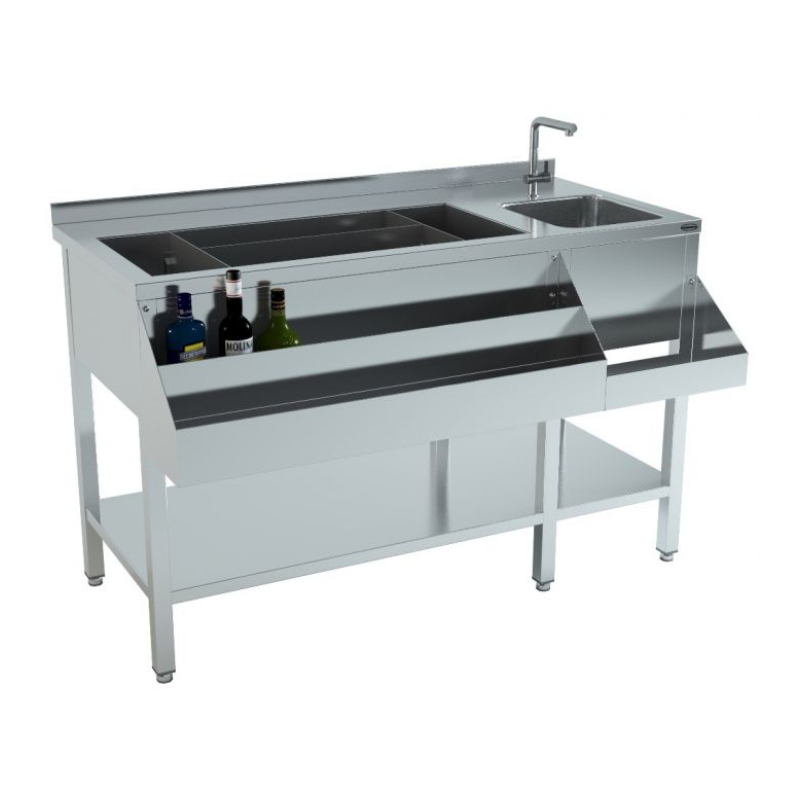Cocktailbar Neutral - L 1400 mm - CombiSteel