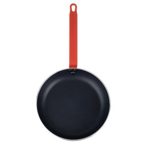 Antihaft-Aluminium-Pfanne Teflon Roter Griff 280mm - Gastronoble