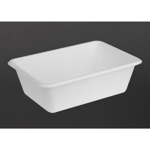 Kompostierbare Lebensmittelbehälter aus Bagasse Fiesta 800ml - Set von 100 - Fiesta Green