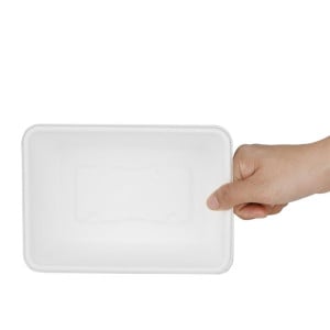Kompostierbare Lebensmittelbehälter aus Bagasse Fiesta 800ml - Set von 100 - Fiesta Green
