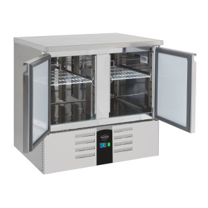 Positive Refrigerated Table with 2 Doors - 257 L