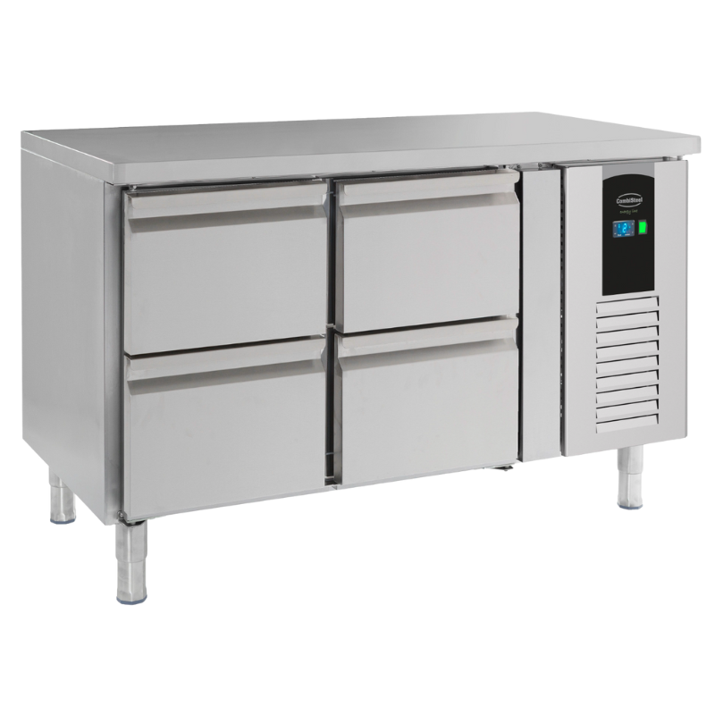 Positive Kühltisch mit 4 Schubladen Energy Line - 190 L Positive Kühltisch mit 4 Schubladen Energy Line - 190 L