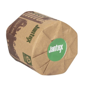 Recyceltes Toilettenpapier 3-lagig 260 Blätter - Packung mit 36 - Jantex