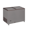 Congélateur Coffre Professionnel Inox et Couvercle Opaque - 400 L