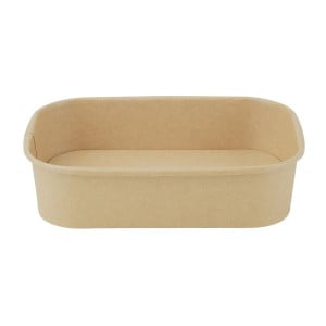 Barquettes Alimentaires Rectangulaires Recyclable 500 ml - Lot de 300 - Fiesta Green