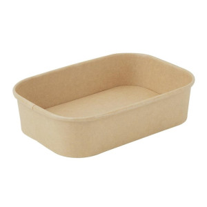 Barquettes Alimentaires Rectangulaires Recyclable 600 ml - Lot de 300 - Fiesta Green