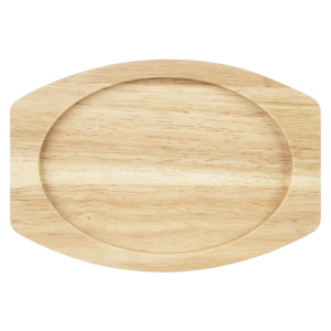 Brett für ovalen Gusseisenteller - 260x165 mm