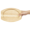 Brett für ovalen Gusseisenteller - 260x165 mm