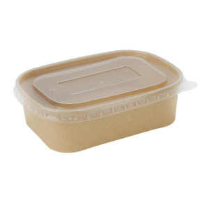 PET lids for Rectangular Trays - Pack of 300 - Fiesta