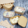 PET lids for Rectangular Trays - Pack of 300 - Fiesta
