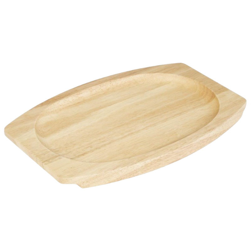 Brett für ovalen Gusseisenteller - 335x205 mm Brett für ovalen Gusseisenteller - 335x205 mm