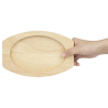 Brett für ovalen Gusseisenteller - 230x135 mm