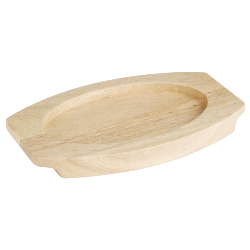 Board for Oval Cast Iron Dish - 210x120 mm Board for Oval Cast Iron Dish - 210x120 mm