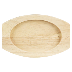 Brett für ovalen Gusseisenteller - 210x120 mm