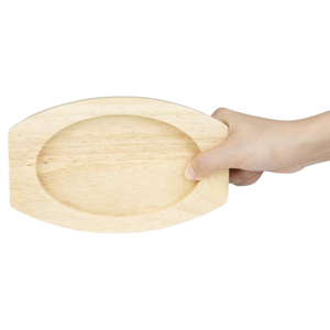 Brett für ovalen Gusseisenteller - 210x120 mm