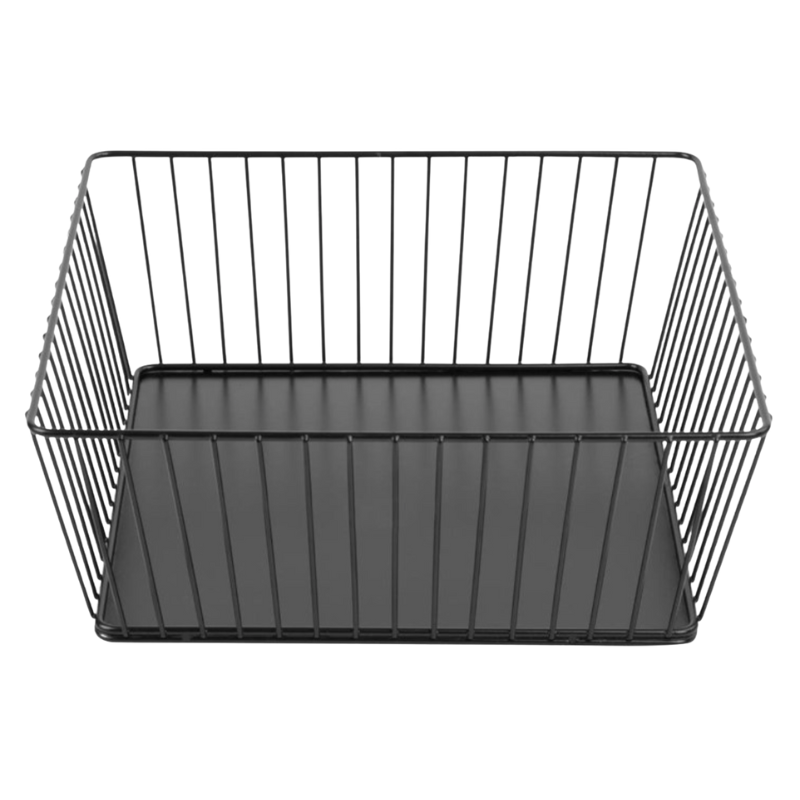 Black Square Metal Presentation Basket - 280x280x100 mm Black Square Metal Presentation Basket - 280x280x100 mm