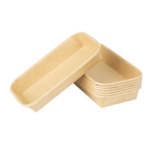 Recycelbare Sushi-Schalen 160 x 115 mm - Packung mit 300 - Fiesta Green