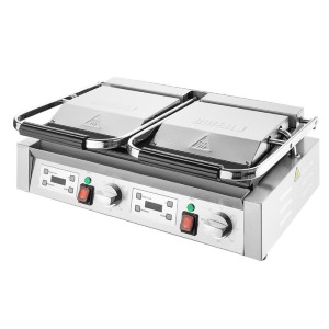 Grill Panini Double - Smooth and Grooved Plates - Buffalo
