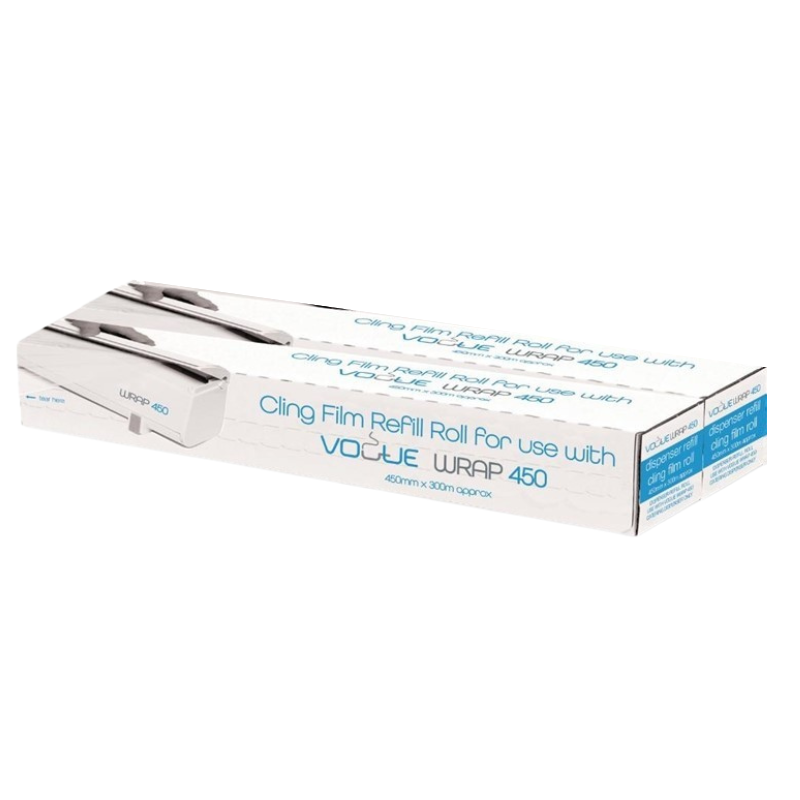 Lebensmittelfolienrollen für Wrap-Spender 450 - 2er-Set - Generalüberholt Lebensmittelfolienrollen für Wrap-Spender 450 - 2er-Set - Generalüberholt