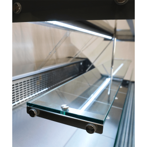 Vitrine Réfrigérée Wesley 1.5 Noir 130 L - CombiSteel