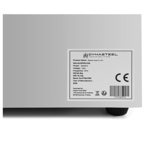 Professionelle Premium Fritteuse 2 x 8 L mit Ablass - Dynasteel