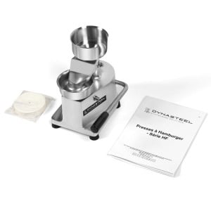 Hamburgerpresse - Ø 130 mm - Dynasteel