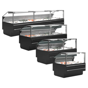 Premium-Service-Vitrine für frischen Fisch - 690 W