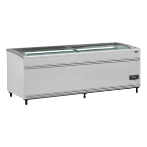 Réfrigérateur Congélateur Couvercle Vitré Incurvé - Blanc - 584 L - TEFCOLD