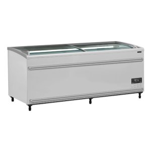 Réfrigérateur Congélateur Couvercle Vitré Incurvé - Blanc - 500 L - TEFCOLD