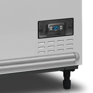 Kühlschrank Gefrierschrank Gebogenes Glasdeckel - Weiß - 500 L - TEFCOLD