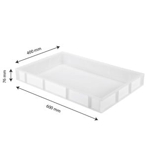 Bac A Patons 14L 600 x 400 Weiß - Gilac