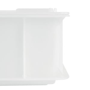 Halber Behälter für Teiglinge 9L Weiß - 400 x 300 mm - Gilac