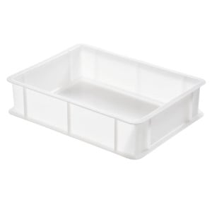 Halber Behälter für Teiglinge 9L Weiß - 400 x 300 mm - Gilac