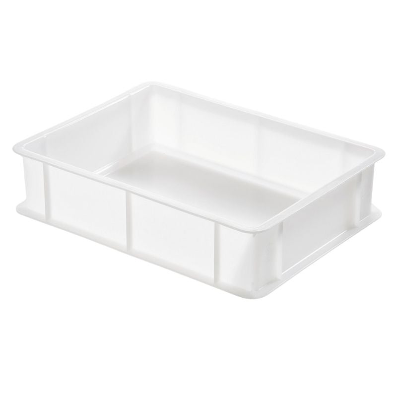 Halber Behälter für Teiglinge 9L Weiß - 400 x 300 mm - Gilac