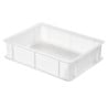 Halber Behälter für Teiglinge 9L Weiß - 400 x 300 mm - Gilac