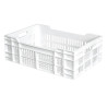 Crate 600 X 400 Perforated 40L White - Gilac
