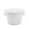 Round Reinforced Bottom Bucket 50L White - Gilac