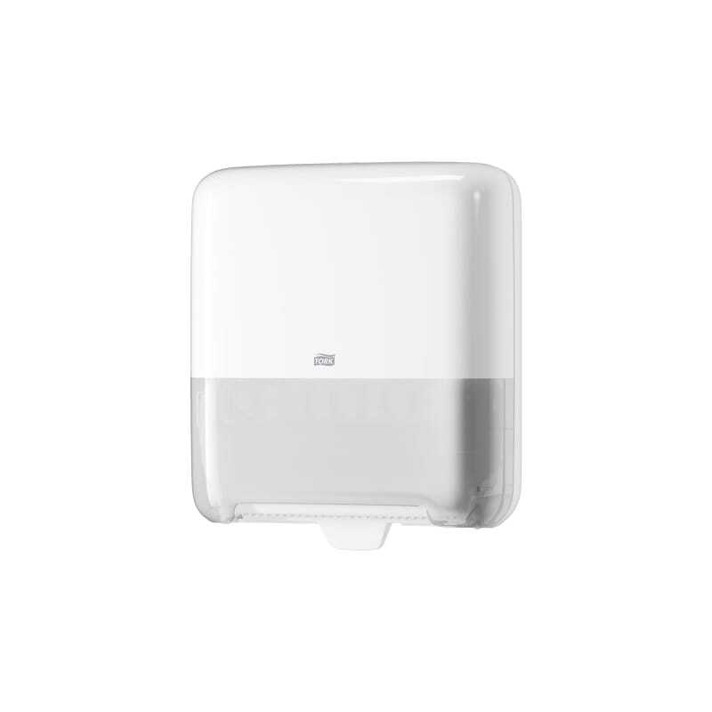 White Tork Matic® Elevation Roll Towel Dispenser: Professional Hygiene & Savings - Large Capacity