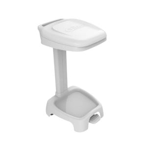 Support for Trash Bag with White Lid - 120 L - Gilac