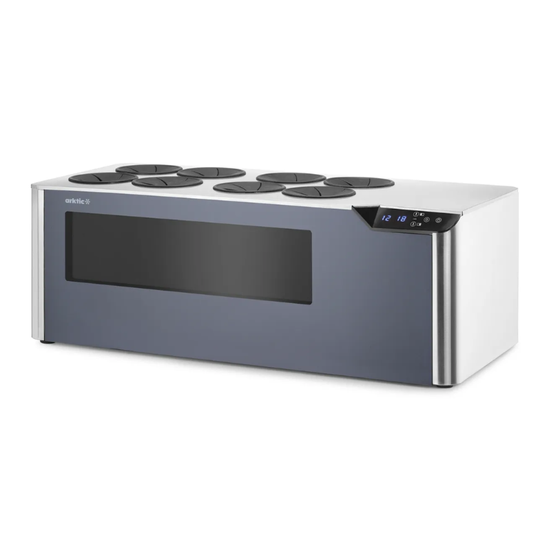 Flaschenkühler - 2 Zonen - 8 Flaschen - Arktic